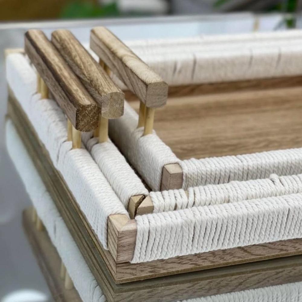 Handcrafted Wooden Serving Tray