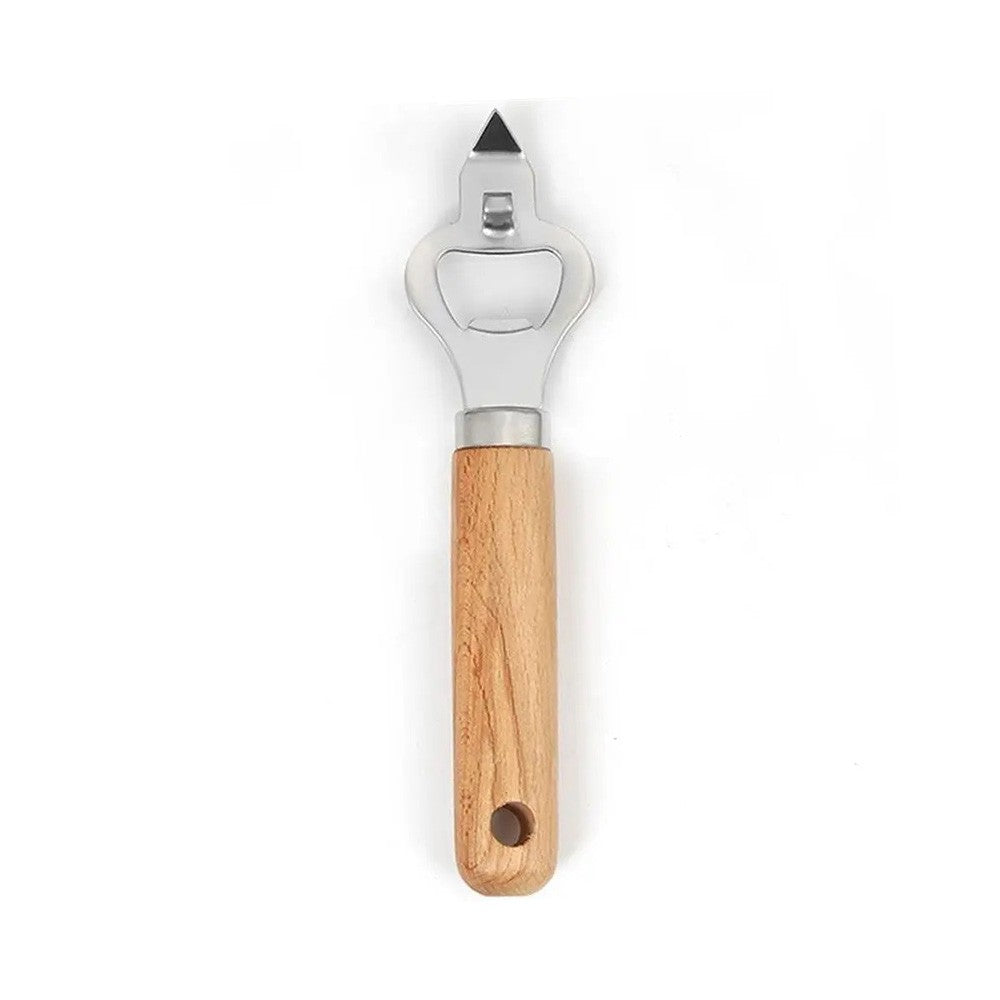 Handle Bottle Opener Stainless Steel 2 In 1 Multifunctional
