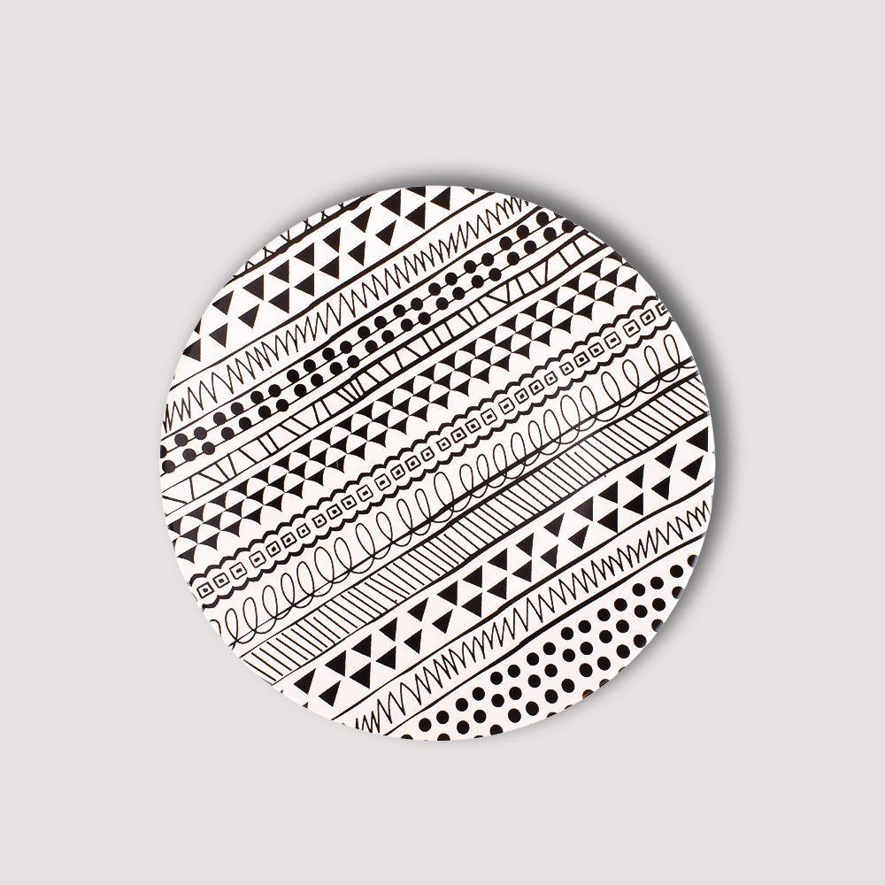Harmony Monochrome Flat Dish 26CM