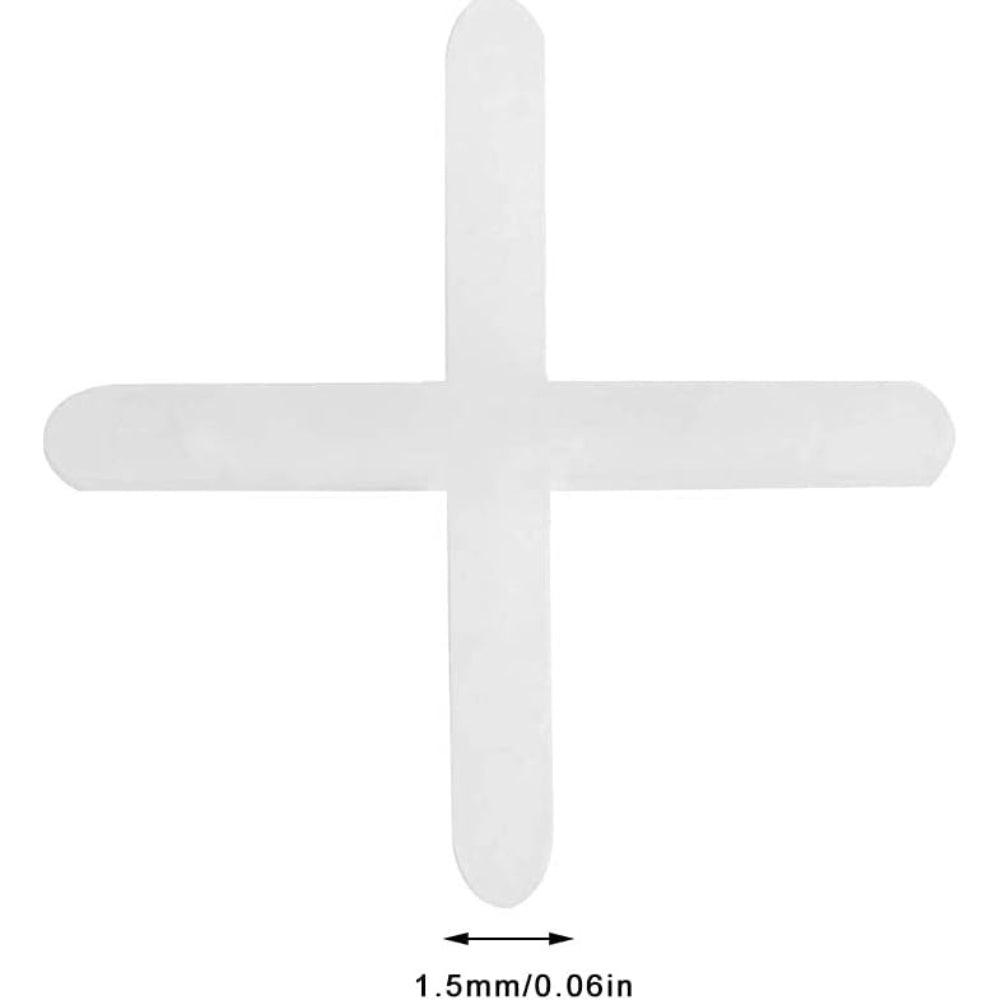 Heayzoki 200Pcs Tile Spacers 2mm Replaceable Tile Levelers Spacers for Spacing of Floor or Wall Tiles Installation Laying Tools Parts