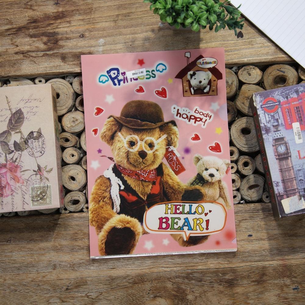 Hello Bear Cute Folder