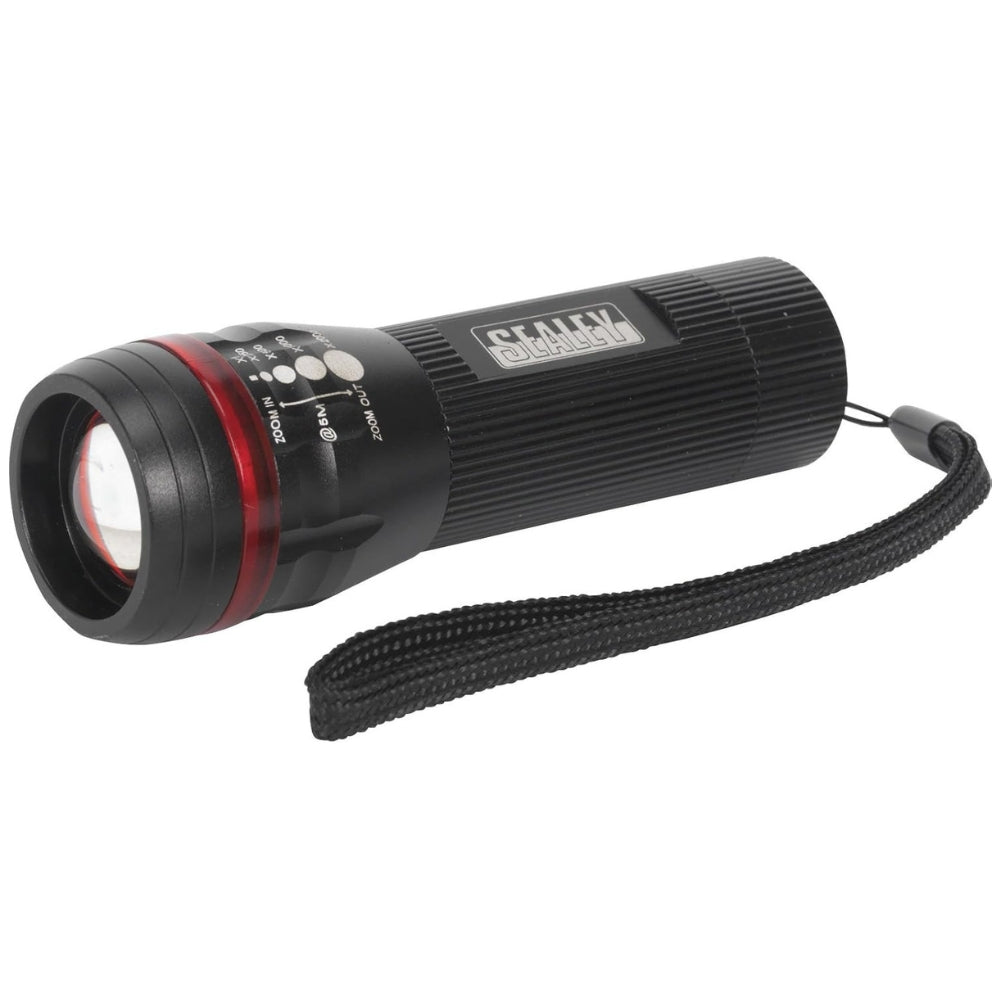 High Power LED Flashlight, 12 Hours Working Time, Aluminum Alloy, for Camping, Outdoors, and Hiking