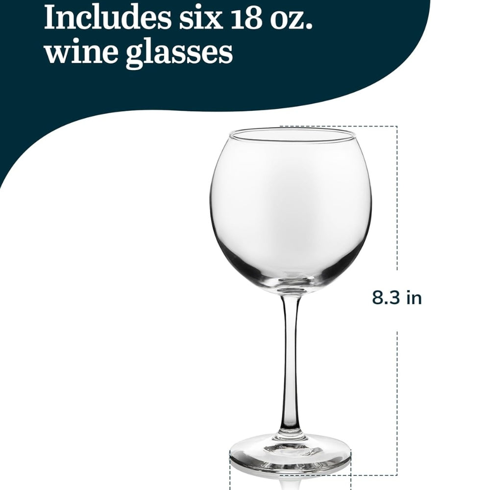 High Quality 6-piece Red Wine Glass Set