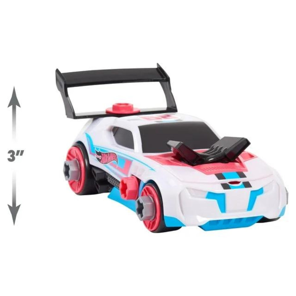 Hot Wheels Ready-To-Race Car Builder Set, Twinduction Vehicle, Kids Toys For Ages 3 up