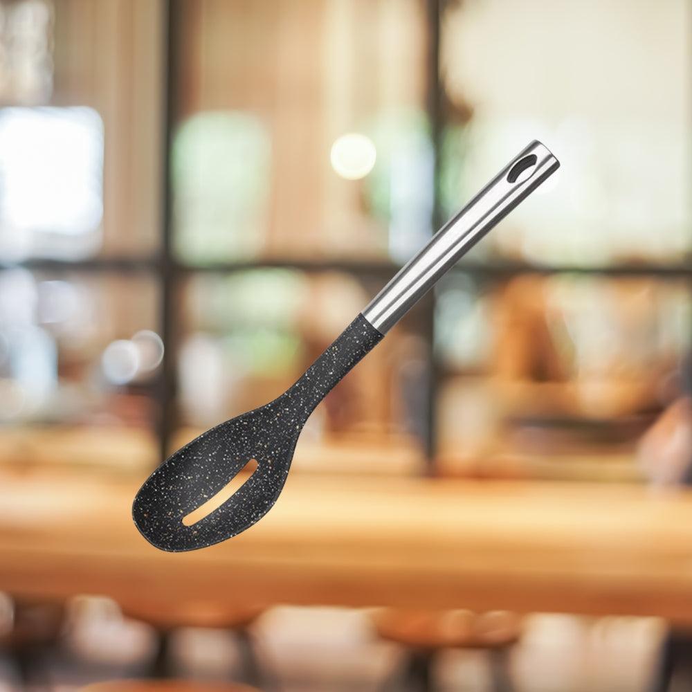 Huaying Plastic Kitchen Slotted Spoon With Stainless Steel Handle