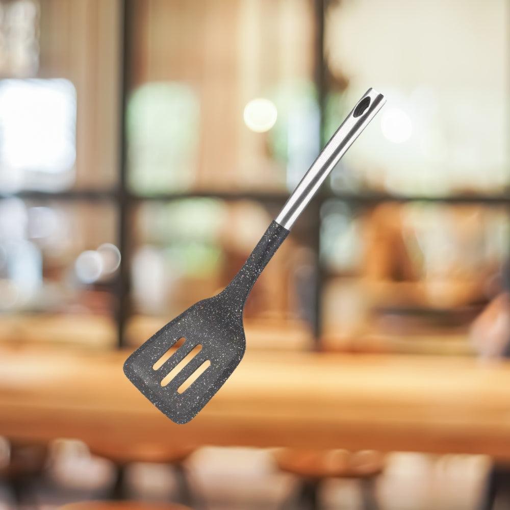 Huaying Plastic Kitchen Slotted Turner Spatula With Stainless Steel Handle