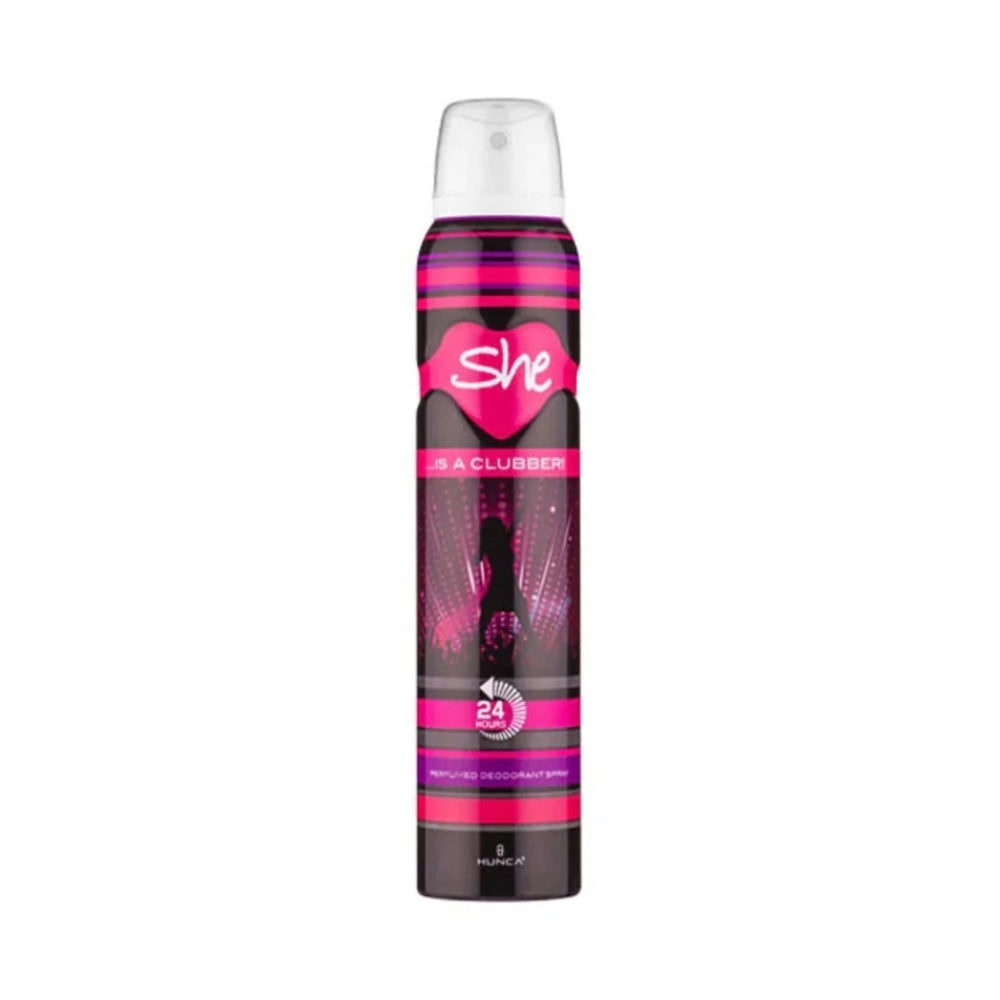 Hunca She Is A Clubber Deodorant Spray 200ml