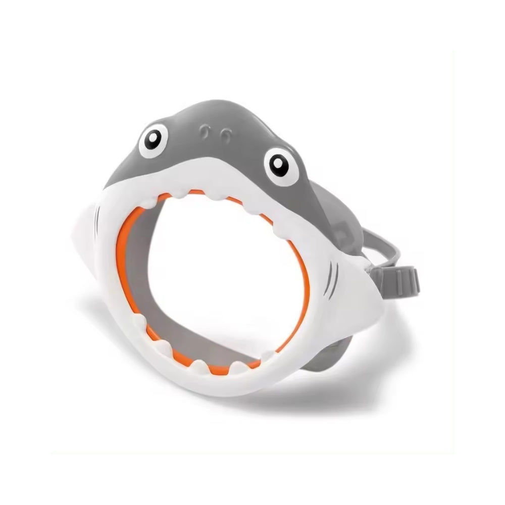 INTEX 55915 Fun Masks Children Swimming Rings 3-8 Years Kid Animal Shape Rings Frog Face Masks 2 Designs Swim Ring