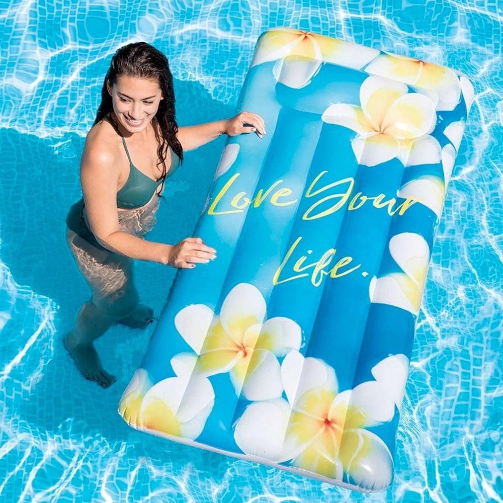 INTEX #58772EU Single Inspirational Mat Pool Float Mattress