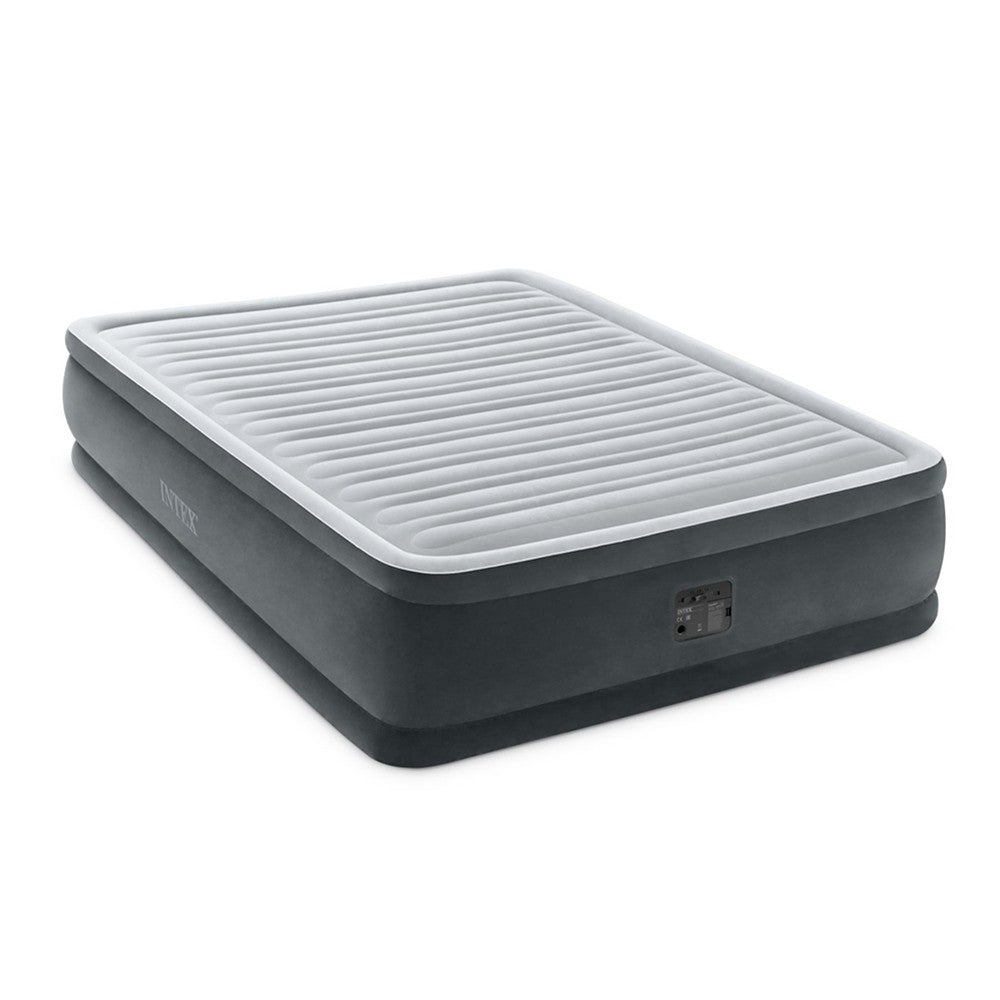 INTEX Comfort Plush Air Bed Queen Size with built-in Electric Air Pump