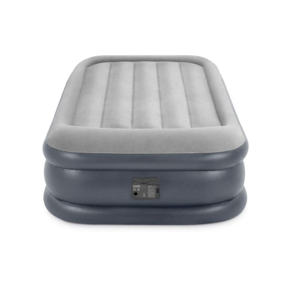 INTEX Deluxe Pillow Rest Raised Inflatable Bed Twin
