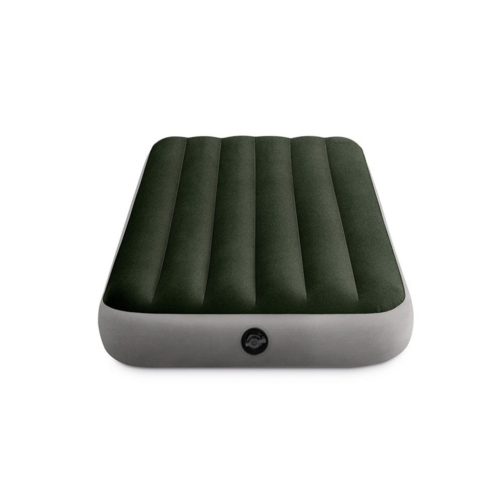INTEX Dura-Beam® Standard Prestige Air Mattress 10" Twin w/ Hand-Held Battery Pump