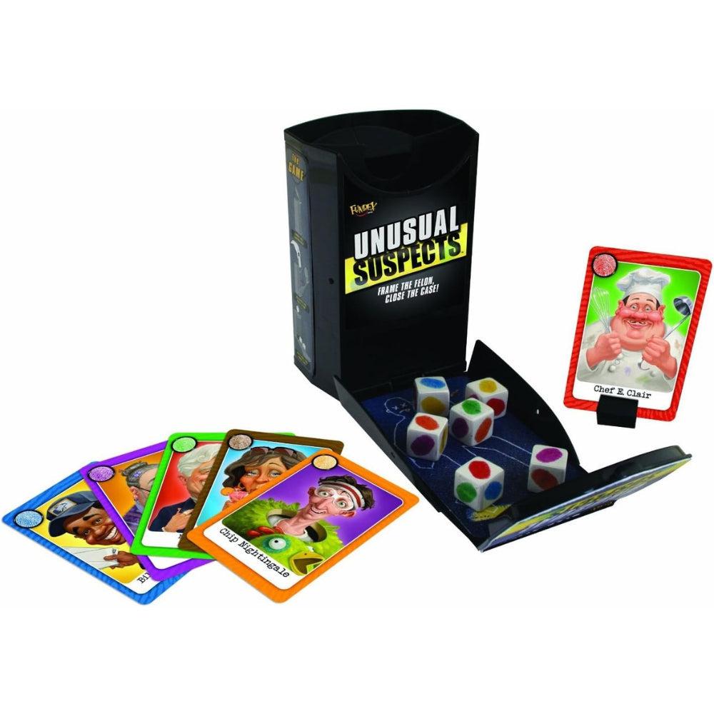 Ideal Unusual Suspects Dice And Card Game