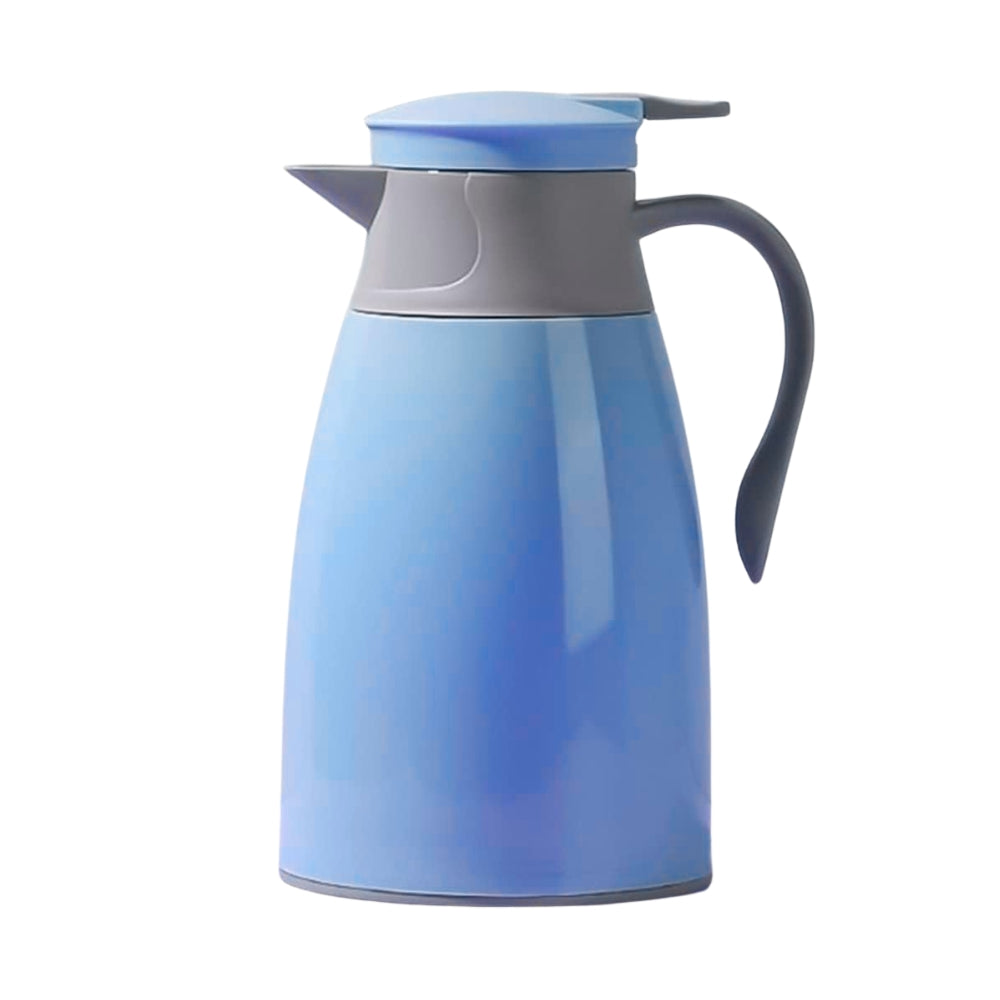 Insulated Bottles, Large Capacity Thermal Insulation Pot Portable Heat Kettle Household Pot Glass Liner Thermos Vacuum Hot Water Bottle 1L