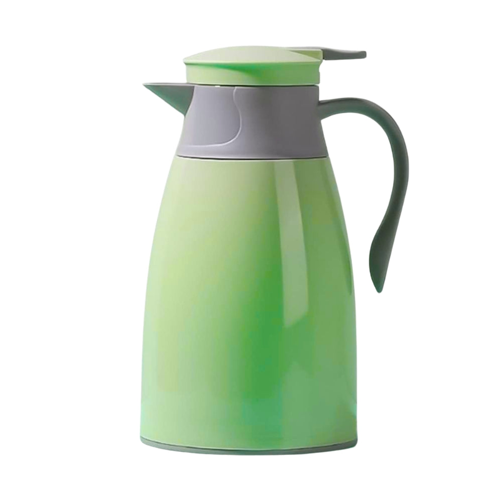 Insulated Bottles, Large Capacity Thermal Insulation Pot Portable Heat Kettle Household Pot Glass Liner Thermos Vacuum Hot Water Bottle 1L