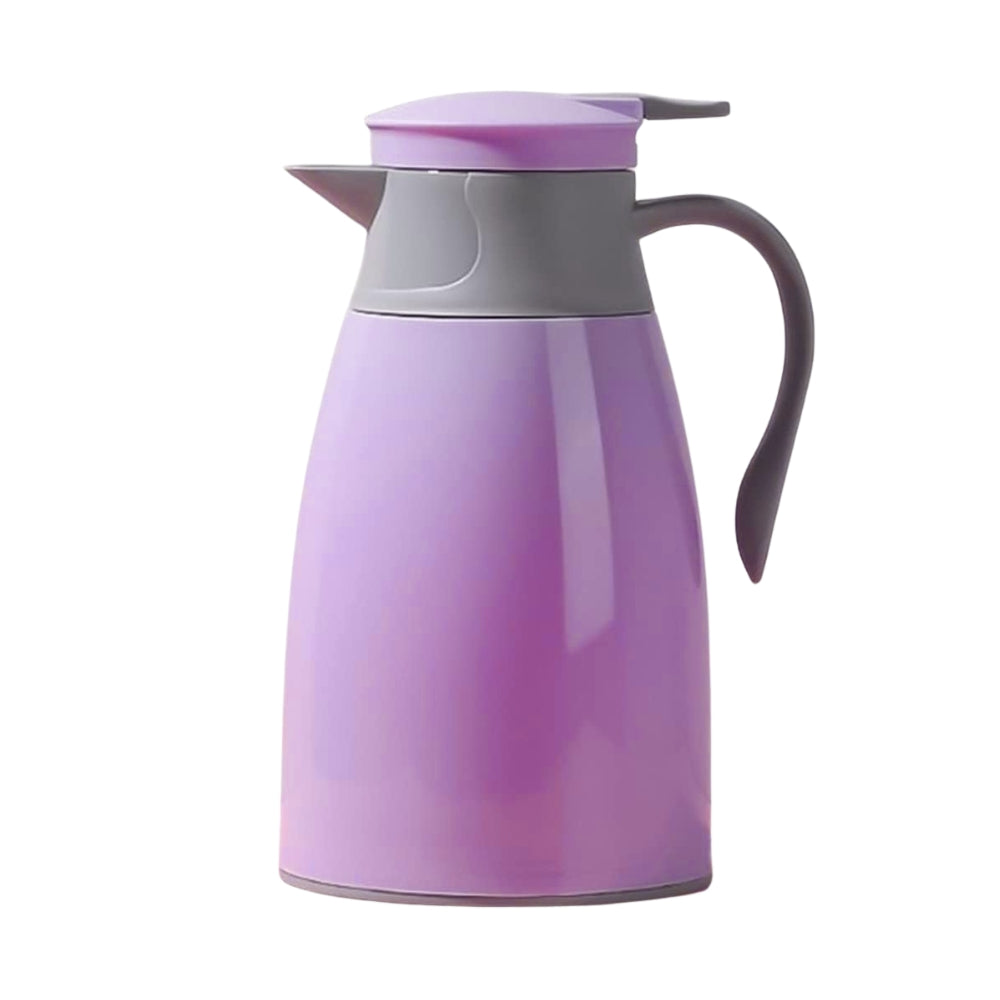 Insulated Bottles, Large Capacity Thermal Insulation Pot Portable Heat Kettle Household Pot Glass Liner Thermos Vacuum Hot Water Bottle 1L