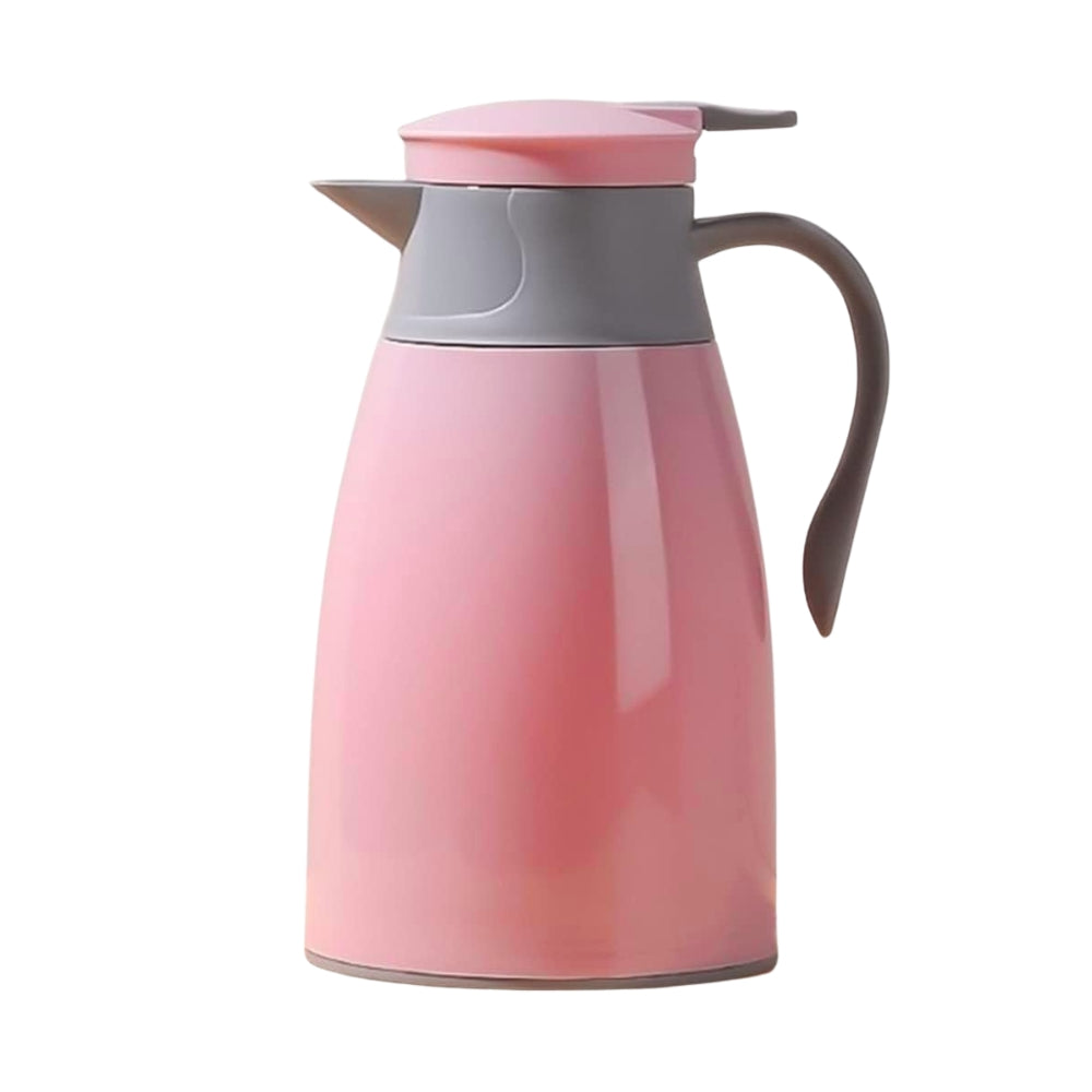 Insulated Bottles, Large Capacity Thermal Insulation Pot Portable Heat Kettle Household Pot Glass Liner Thermos Vacuum Hot Water Bottle 1L