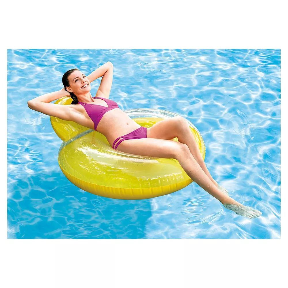Intex 1.3M Pillow Back Lounge Inflatable Swim Pool Float Water Chair