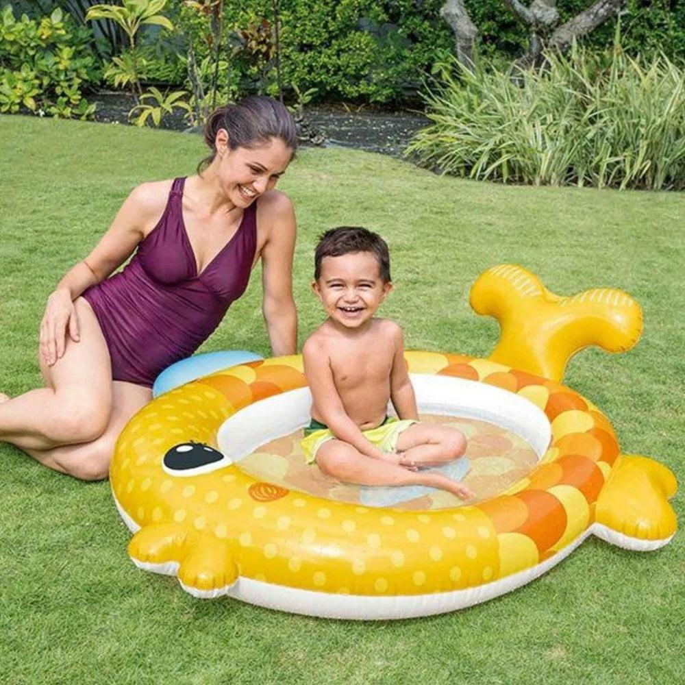 Intex Friendly Goldfish Baby Inflatable Swimming Pool Paddling Garden Water Pool