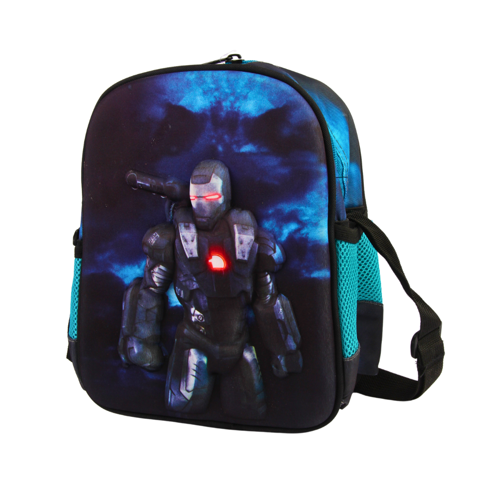 Iron Man LED Light-Up Kids Backpack