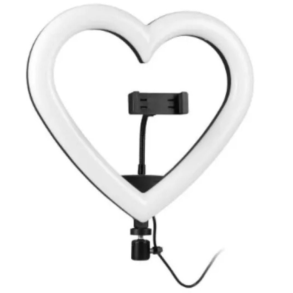 JM33-13 heart-shaped LED RGB ring lamp 33 cm
