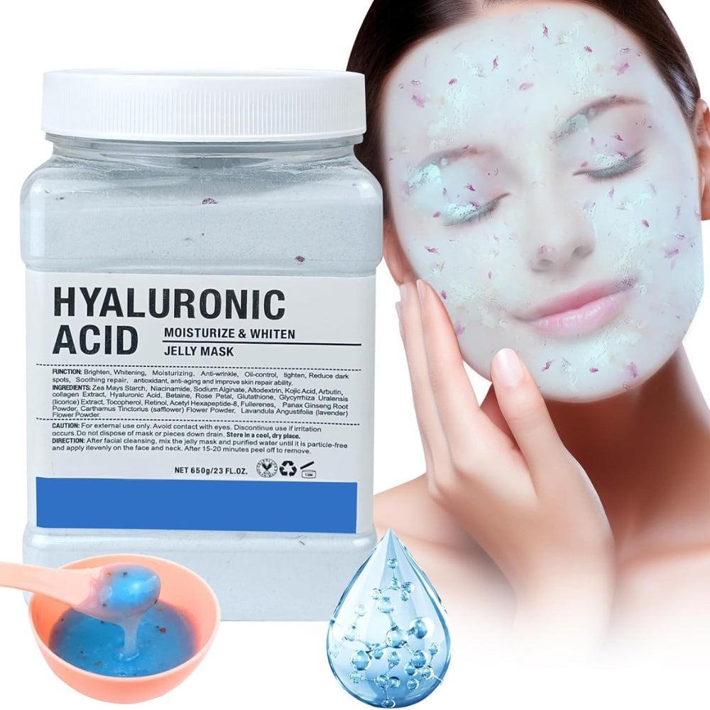 Jelly Mask Powder for Facials, Hydrating & Moisturizing Jelly Face Mask Skin Care Hyalorunic Acid