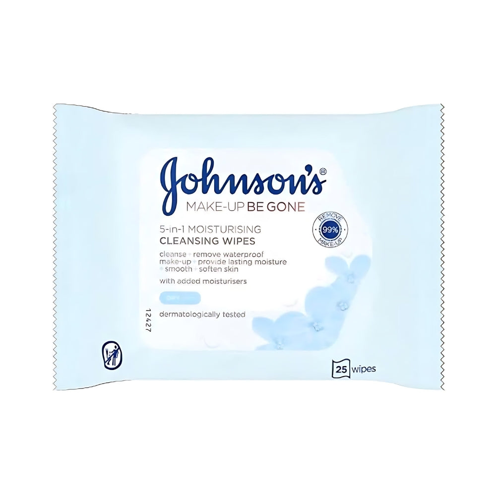 Johnson's MAKE-UP BE GONE Moisturising 25 Wipes