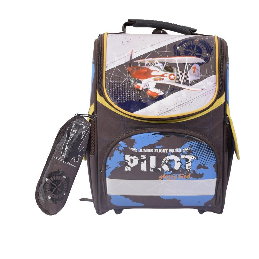 Junior Flight Squad" Pilot-Themed School Bag by Glossy Bird