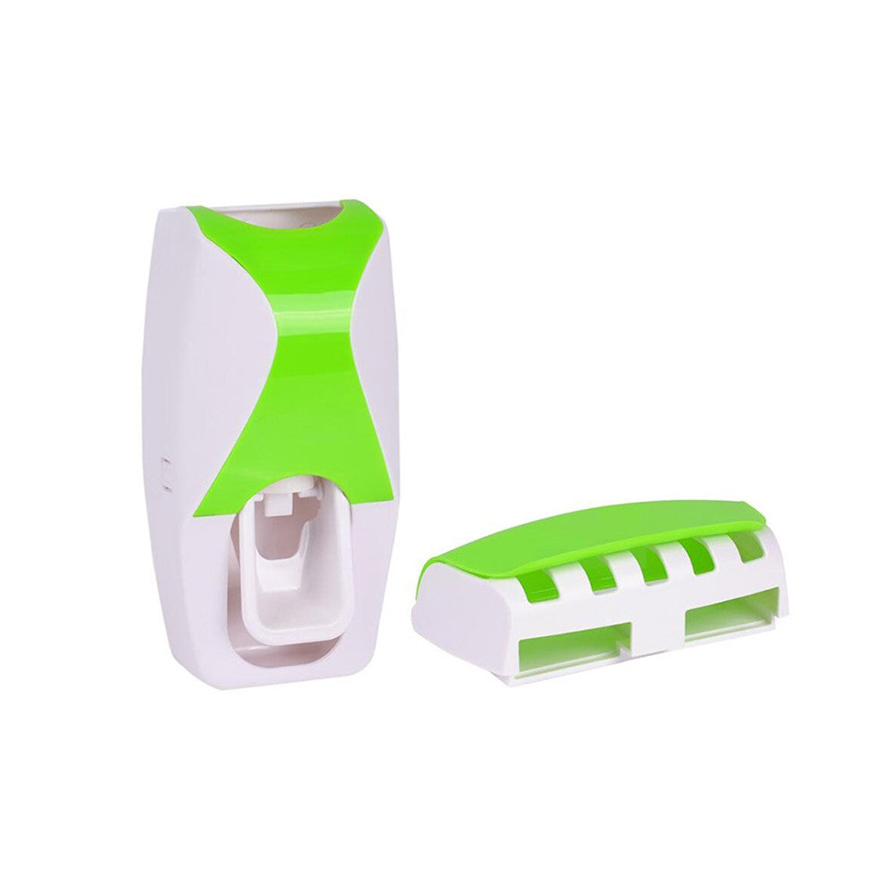 Juxin Manual Dispenser For Toothpaste and Toothbrush Holder With 5 Compartments juxin-300