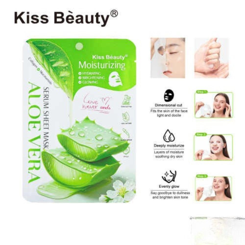 KISS BEAUTY ALOE VERA FACIAL MASK