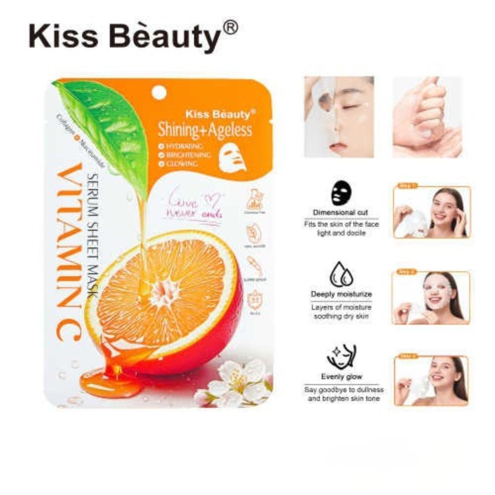 KISS BEAUTY VITAMIN C FACIAL MASK