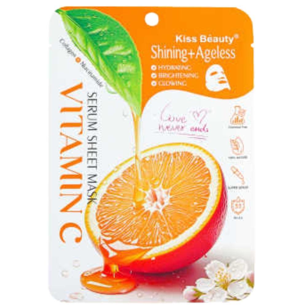 KISS BEAUTY VITAMIN C FACIAL MASK