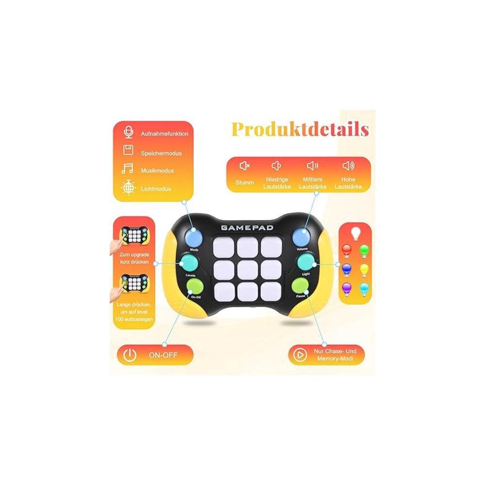 KWGYULSUK Memory Booster Push Game, Fast Push Game, Electric Fidget Toys for Adults and Kids Pop It Electronic Toy for Boys and Girls