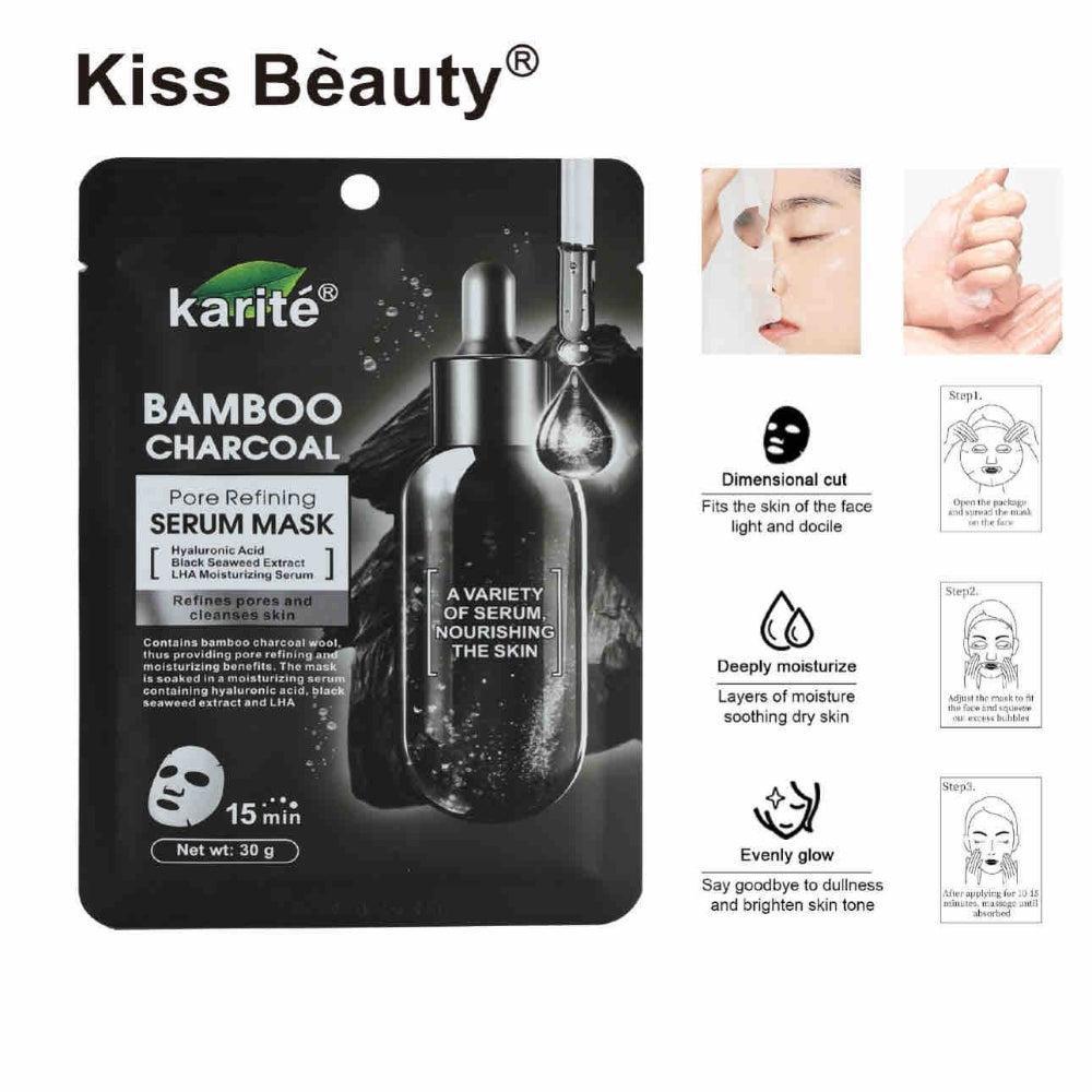 Karité Bamboo Charcoal Pore Refining Serum Mask
