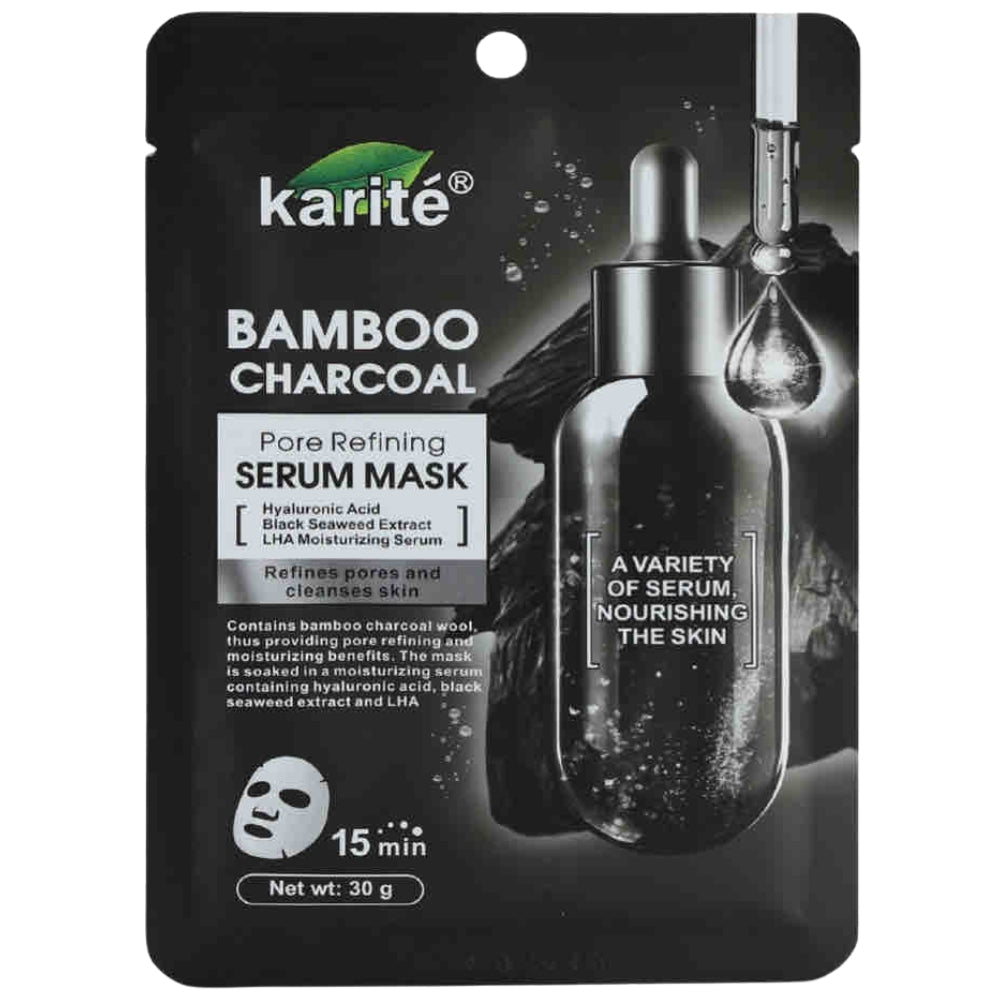 Karité Bamboo Charcoal Pore Refining Serum Mask