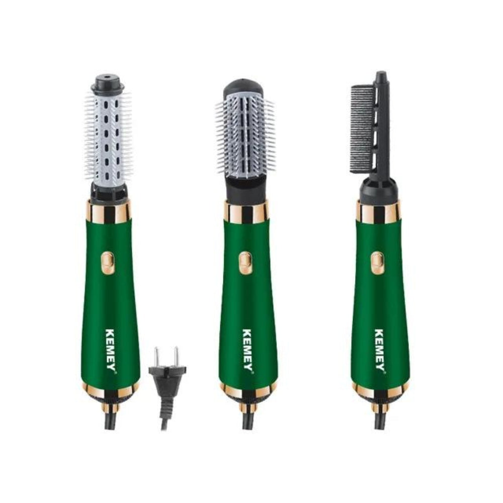 Kemey KM-8015 High Quality 3 In 1 3D Calefaction Electric Heating Straight