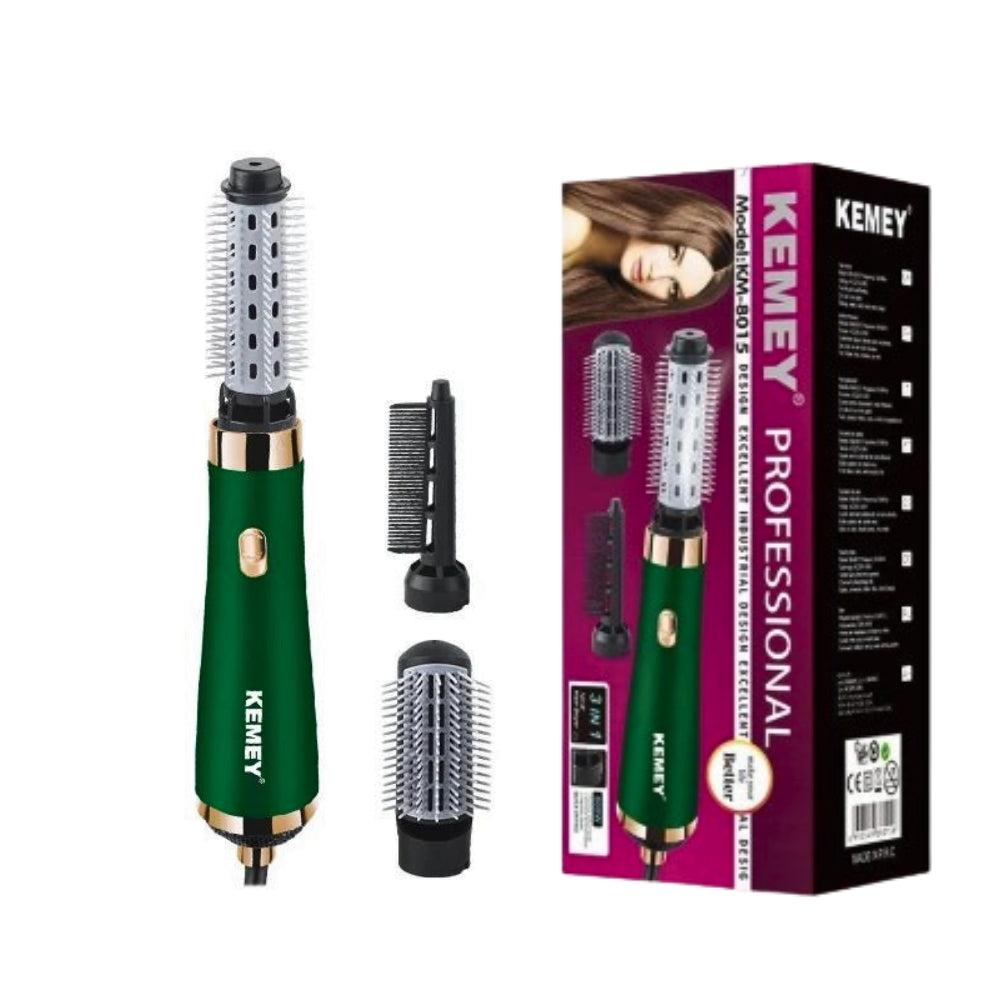 Kemey KM-8015 High Quality 3 In 1 3D Calefaction Electric Heating Straight