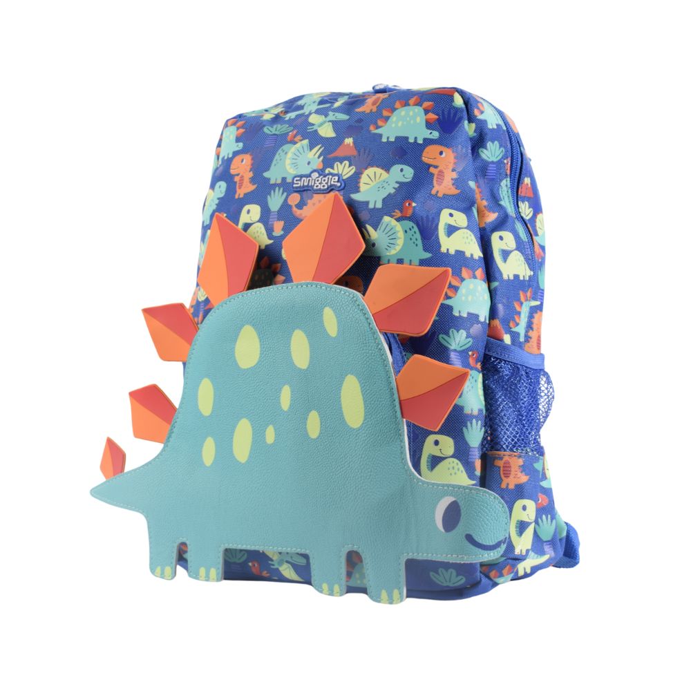 Kids' Dinosaur Backpack with 3D Stegosaurus Design