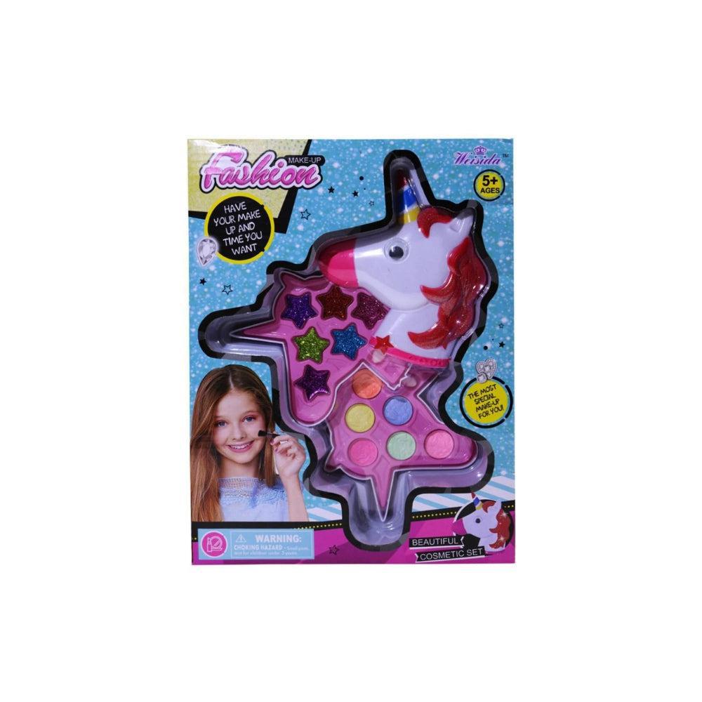 Kids Makeup Set Princess Cosmetics kits Unicorn Make Up Box Safe Washable Pretend Play Make Up Toys For Girl Children Makeup Set