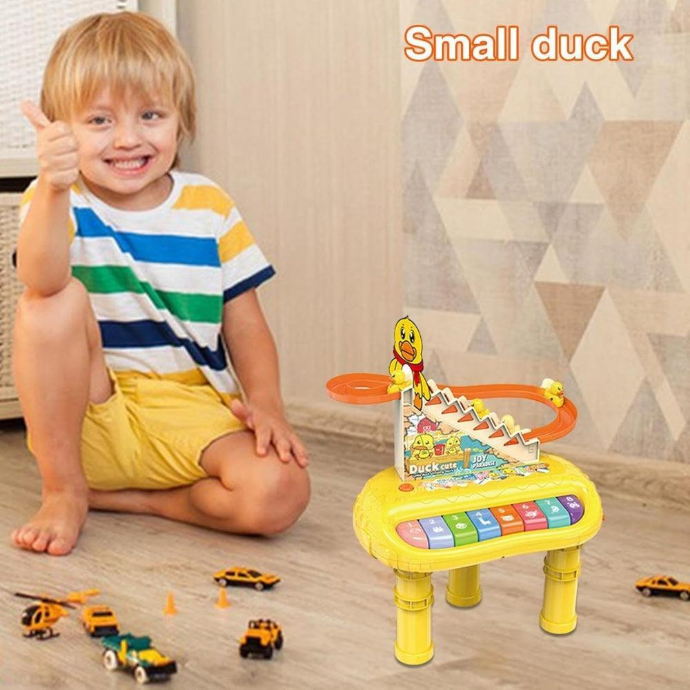 Kids Piano Keyboard - Little Duck Climbing Music Toy - Musical Instrument Toy with Lights and Music, Early Learning Educational Toy for 3 Years, 4 Years, 5 Years, 6 Years Old Boys and Girls Oric