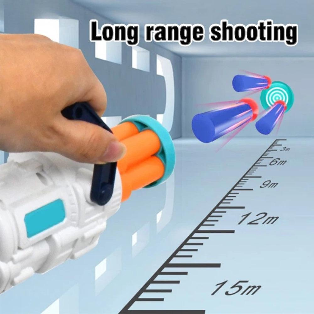 Kids Shooting Gatling Soft Bullet Gun