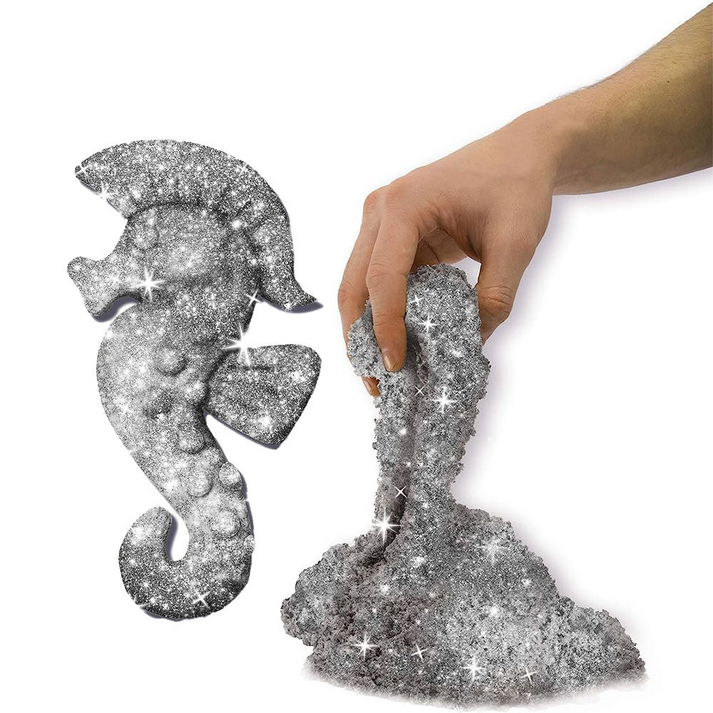 Kinetic Sand Metallic Sand Toys For Kids Boys Girls - Silver