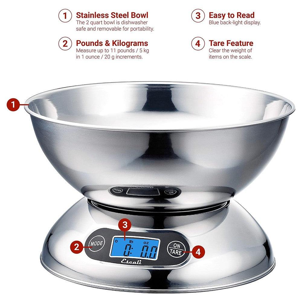 Kinlee Stainless Steel Digital Kitchen Scale