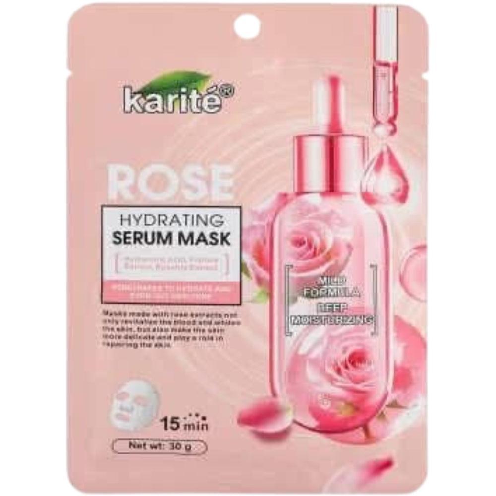 Kiss Beauty Karité Rose Hydrating Serum Mask