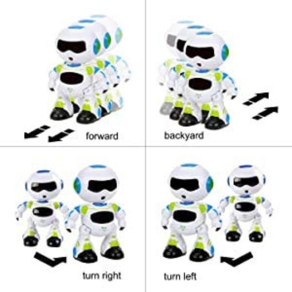 Koochie-Koo Remote Control/Touch Sensing Robot Toys for Kids Walking, Dancing and Musical Action with 3D Lights Intelligent Toys for Children, Boys and Girls