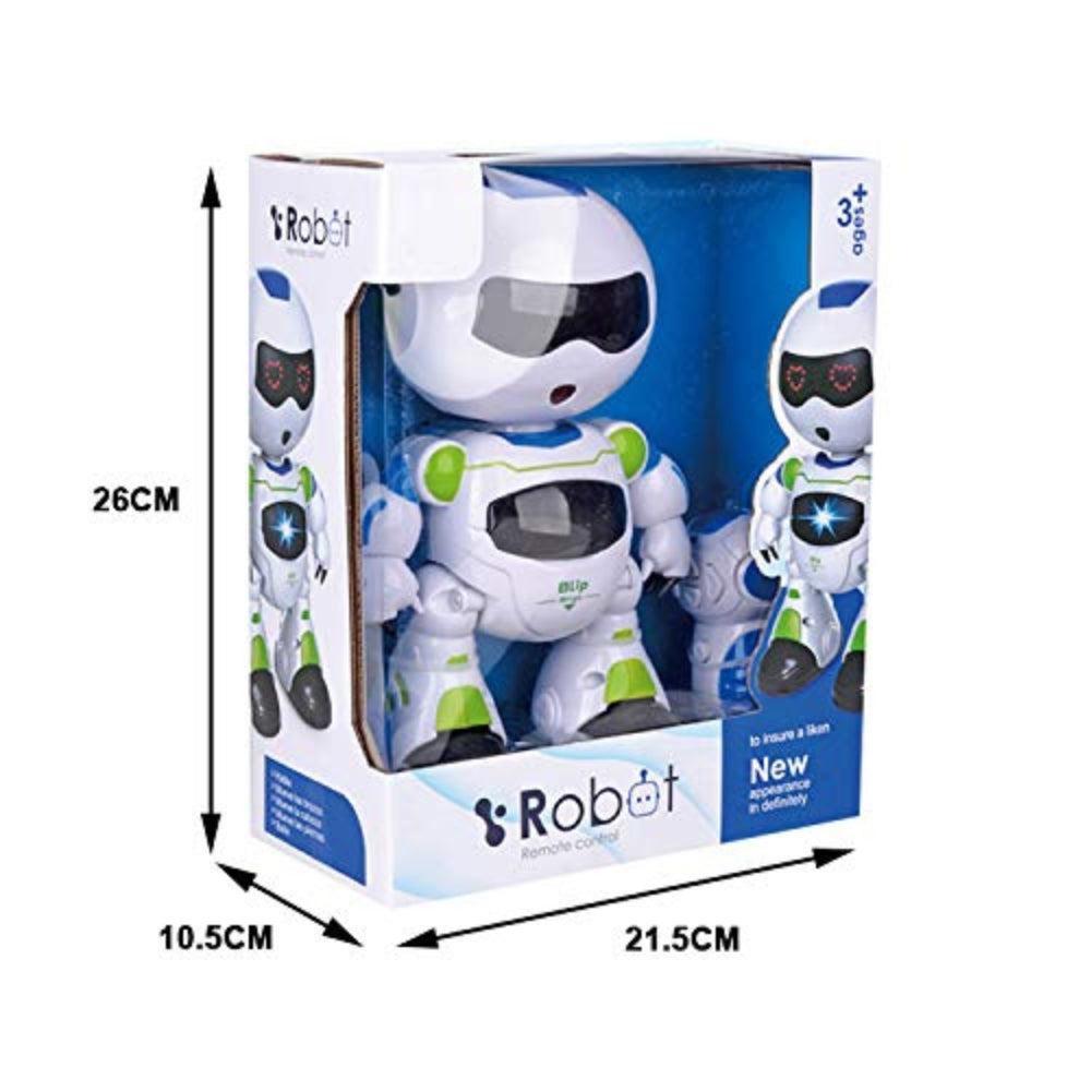 Koochie-Koo Remote Control/Touch Sensing Robot Toys for Kids Walking, Dancing and Musical Action with 3D Lights Intelligent Toys for Children, Boys and Girls