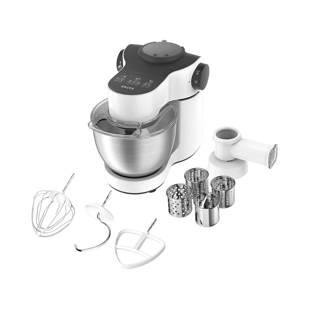 Krups KA 3121 Master Perfect kitchen machine 1000 Watt, dark grey/white