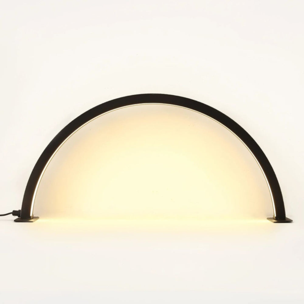 LED Arched Table Lamp For Manicurists, Makeup Artists Black 76*40*6CM