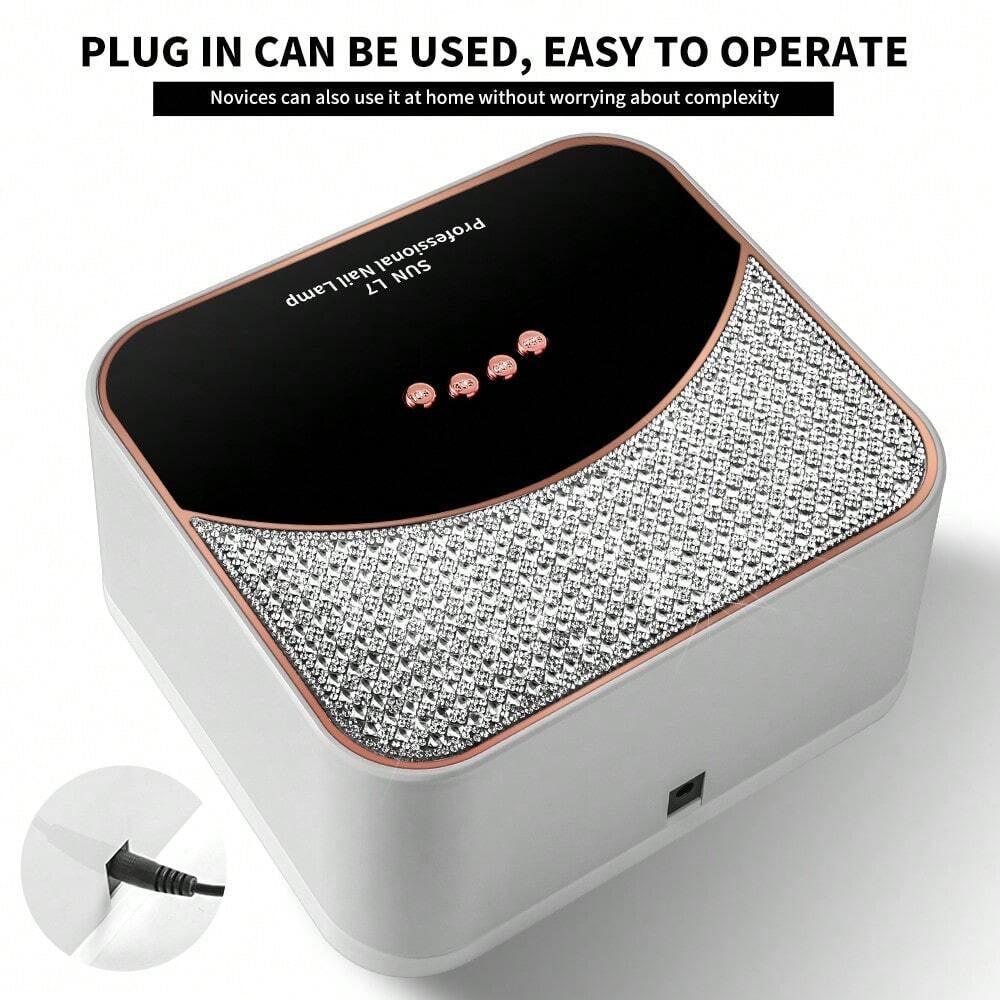 LIMEGIRL Professional Nail LED NailLamp, UV Nail Lamp For Gel Nails, LED Nail Lamp With 4 Timer Modes