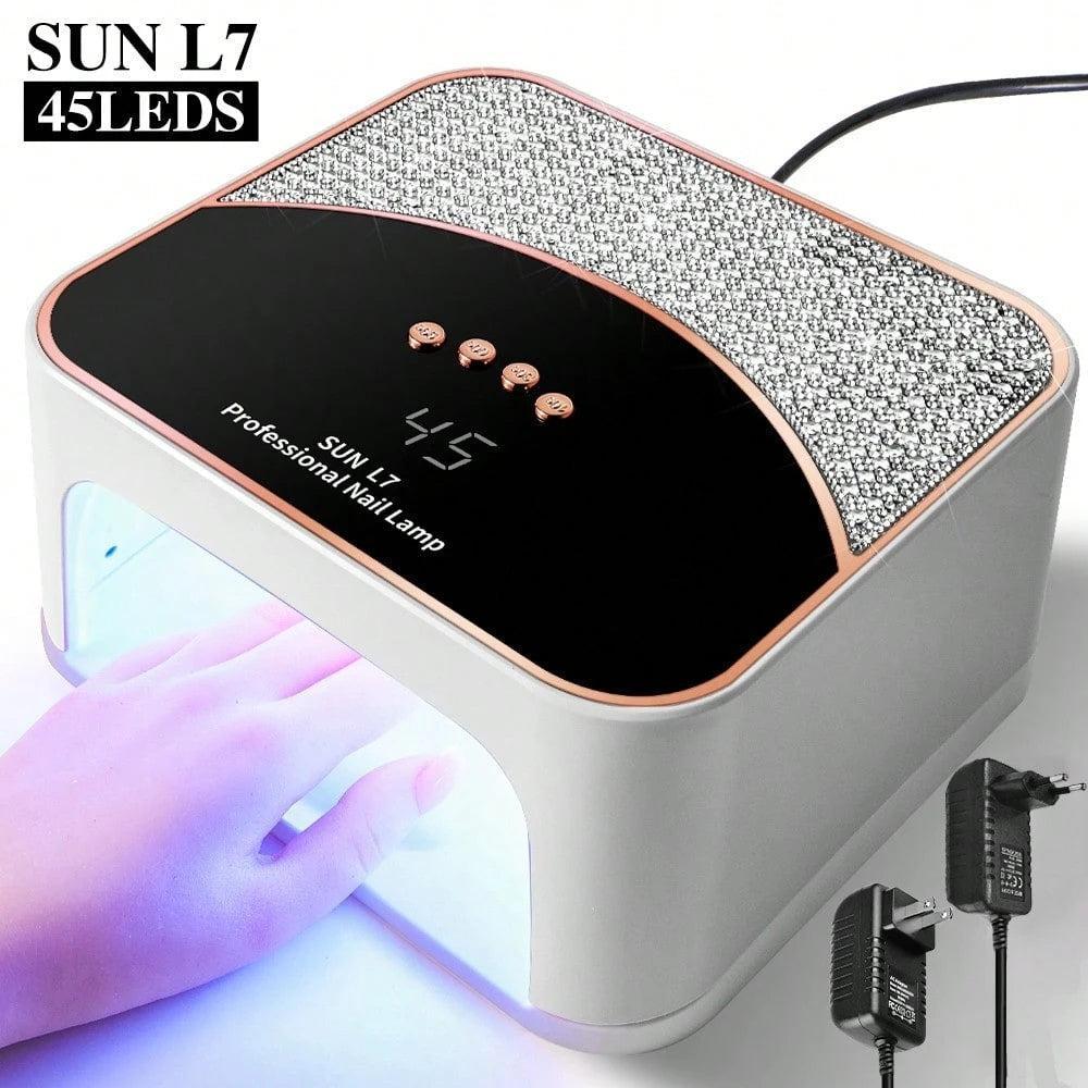 LIMEGIRL Professional Nail LED NailLamp, UV Nail Lamp For Gel Nails, LED Nail Lamp With 4 Timer Modes